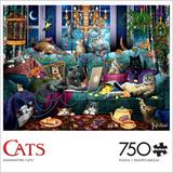 Buffalo Games - Cats Series - Fancy Cats - 750 Piece Jigsaw Puzzle