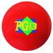 Martin Sports Playground Ball 13 Diameter Red