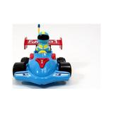 4 Cartoon R/C Formula Race Car Toy For Toddlers With Light & Sounds.colorful and perfect for young children learning to play with remote control toys