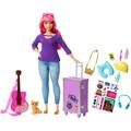 Barbie Daisy Doll with Kitten Luggage Guitar & Travel Accessories