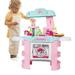 KARMAS PRODUCT Kids Pretend Role Play Baby Doll Bath Table Nursery Care Playset Toy Pink