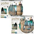 Wrebbit 3D - Harry Potter Hogwarts Castle 1 725 Piece 3D Jigsaw Puzzle Collection Bundle: Includes Great Hall and Astronomy Tower