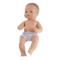 Miniland Newborn Baby Doll Asian Girl 12-5/8 inches