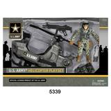 U.S. Army Multi-color Helicopter Action Figure Set 5 Pieces