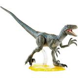 Jurassic World Velociraptor Blue Action Figure Dinosaur Toy Mattel
