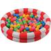 U.S. Toy Company Crush-Proof Balls Set in 6 Colors with Mesh Bag 200 Pcs.