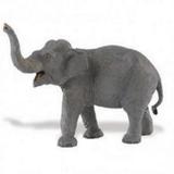 Safari Ltd Wild Safari Wildlife - Asian Elephant - Realistic Hand Painted Toy Figurine Model - Quality Construction from Safe and BPA Free Materials - For Ages 3 and Up