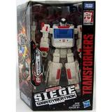 Transformers Toys Generations War for Cybertron Deluxe WFC-S34 Autobot Ratchet Figure - Siege Chapter - Adults and Kids Ages 8 and Up 5.5-inch