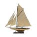 Handcrafted Decor R-Columbia-30 Wooden Rustic Columbia Model Sailboat Decoration Limited- 30 in.
