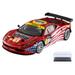 Diecast Car & Display Case Package - 2012 - Ferrari 458 Italia GT2 - AF Corse Red - Mattel Hot Wheels BCT78 - 1/18 Scale Diecast Model Toy Car w/Display Case