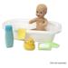 Melissa & Doug Mine to Love Baby Doll Bathtub and Accessories Set (6 pcs) - White
