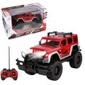 Remote Control Racing Jeep 1:16 Scale Radio Control Sports Car with Flashing Lights Ideal Christmas Gift for Kids