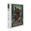 Respect Our Wildlife Bigfoot (1000 Piece Puzzle Size 19x27 Challenging Jigsaw Puzzle for Adults and Family Made in USA)