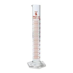 213I12 Karter Scientific 100ml Glass Graduated Cylinder Single Metric Scale