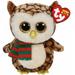 Ty Wise the Owl with Scarf Beanie Boos Stuffed Plush Animal Toy