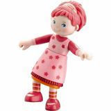 HABA Little Friends Lilli - 4 Dollhouse Toy Figure with Pink Hair