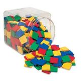 learning resources square color tiles counting sorting toy set of 400 in 4 colors ages 4+