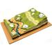 Premium Horizontal Strata Model with Keycard Erosion Educational Model Quality PVC on Sturdy Wooden Base Hand Painted Landscape 24 Long 16 Wide 5.5 Tall - Eisco Labs