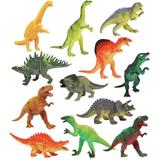 Click N Play Realistically Designed Jumbo 7 Inch Dinosaur Toy Play Set Pack of 12