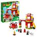 LEGO DUPLO Town Fire Station 10903 Firefighter Toy for Kids