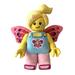LEGO Minifigure Butterfly Girl with Flowers 12 Plush Character