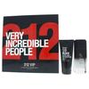 212 Vip Black by Carolina Herrera for Men - 2 Pc Gift Set 3.4oz EDP Spray, 3.4oz Bath and Shower Gel