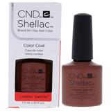 Shellac Nail Color - Leather Satchel by CND for Women - 0.25 oz Nail Polish