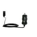 Gomadic Intelligent Compact Car / Auto DC Charger suitable for the Panasonic HM-TA1V Digital HD Camcorder - 2A / 10W power at half the size. Uses Goma