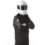 RaceQuipÂ® 111003RQP 110 Series Driving Jacket - SFI 3.2A/1 - Black - Medium