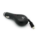 Retractable Car Charger DC Power Adapter MicroUSB R4A for ZTE Avid 828 Fanfare Grand X Max + Maven 2 Overture 2 Prestige 2 (N9136) Sonata 2 ZMax