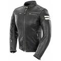Joe Rocket Classic 92 Women s Leather Motorcycle Jacket (Black/White X-Large) Black | White