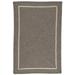 Colonial Mills 6 Ash Gray and Neutral Gray Reversible Square Area Rug