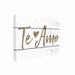 The Stupell Home Decor Collection Rustic Minimal Te Amo White Planked Spanish Typography Stretched Canvas Wall Art 16 x 1.5 x 20