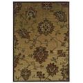 Sphinx Allure Area Rug 054A1 Casual Beige Vines Leaves 6 7 x 9 6 Rectangle