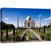 wall26 Canvas Print Wall Art Taj Mahal Landmark in Agra India Architecture & Maps Building Photography Modern Art Scenic Multicolor Colorful for Living Room Bedroom Office - 32 x48