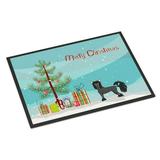 Carolines Treasures CK3447JMAT Chinese Crested Christmas Tree Door Mat Indoor Rug or Outdoor Welcome Mat 24x36 Doormat