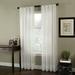 Curtainworks Soho Voile Indoor Curtain Polyester Sheer Poletop Single Panel Winter White 59 x 108