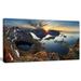 Design Art Rocky Sea Mountains Photographic Print on Wrapped Canvas