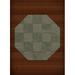 Dalyn Dover Area Rug DV15 Dv15 Aloe Checkered Boxes 10 x 10 Octagon