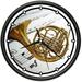 FRENCH HORN Wall Clock band music brass orchestra gift