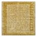 SAFAVIEH Silk Road Melody Floral Bordered Wool Area Rug Beige/Light Gold 3 x 5