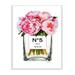 Stupell Industries Fashion Designer Flower Bottle Pink Roses Watercolor Wall Plaque by Amanda Greenwood