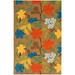 SAFAVIEH Soho Jasper Floral Wool Area Rug Brown/Multi 3 6 x 5 6