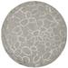 SAFAVIEH Soho Ali Geometric Wool Area Rug Grey 6 x 6 Round