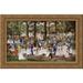 May Day Central Park (also known as Central Park or Children in the Park) 24x18 Gold Ornate Wood Framed Canvas Art by Prendergast Maurice
