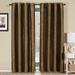 Lined Energy Saving Geneva Blackout Grommet Curtain Panel (Single) - 52 x 96 - Coffee