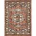 Unique Loom Larissa Utopia Rug Terracotta/Blue 9 x 12 2 Rectangle Border Tribal Perfect For Living Room Bed Room Dining Room Office