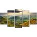 Design Art Slovakia Spring Forest Mountain 5 Piece Photographic Print on Wrapped Canvas Set