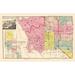 Sonoma Southwest Coastal County California - Thompson 1877 - 23.00 x 35.51 - Matte Art Paper