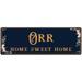 ORR Home Sweet Home Victorian Look 6x18 Metal Sign 106180046013